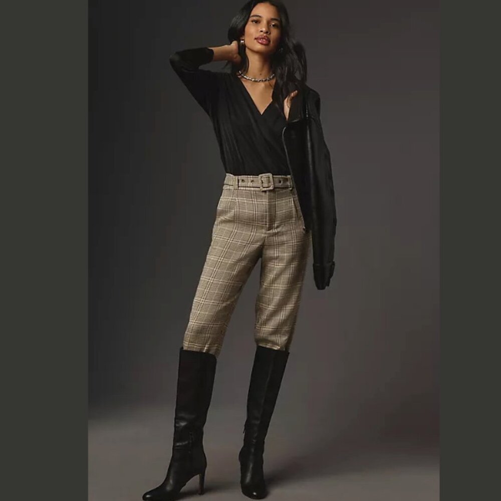 NWOT Maeve Boot Tuck Knit Trousers